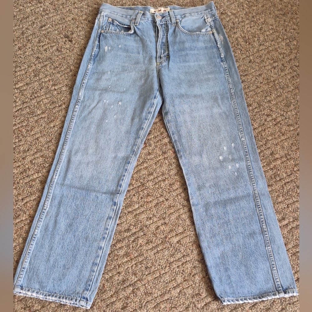 AMO Layla High Rise Straight Jeans 27